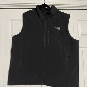 The North Face Black Softshell Vest